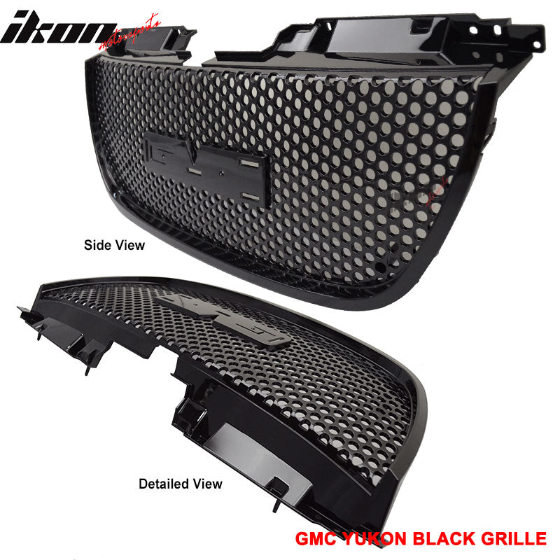 YOYOCOLL Grille Upper Side Matte Black ABS Plastic Mesh Grill-ABS FZHGFM18MESHU : YOYOCOLL Grille Front Upper Lower Side Black Plastic
