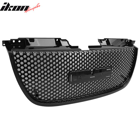 Fits 07-14 GMC Yukon/XL 1500 Denali Unpainted Front Bumper Hood Grill Grille ABS
