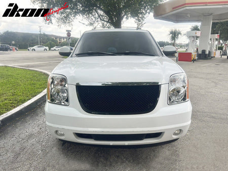 Fits 07-14 GMC Yukon/XL1500 Denali B Mesh Style Front Grille Grill ABS Unpainted