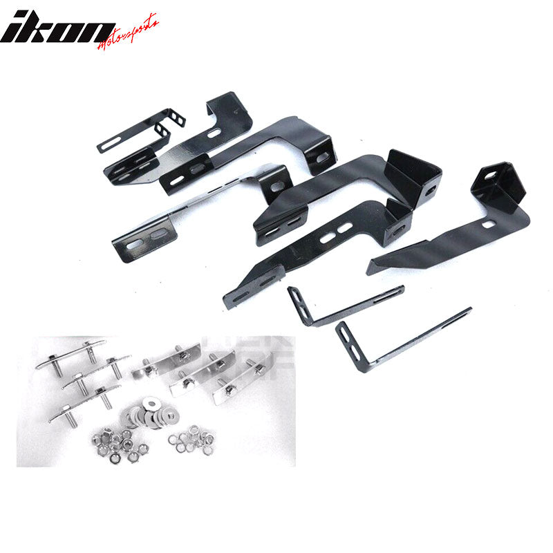 Fits 07-18 Chevy Silverado GMC Sierra Crew Cab 5" Running Board Side Step Bar