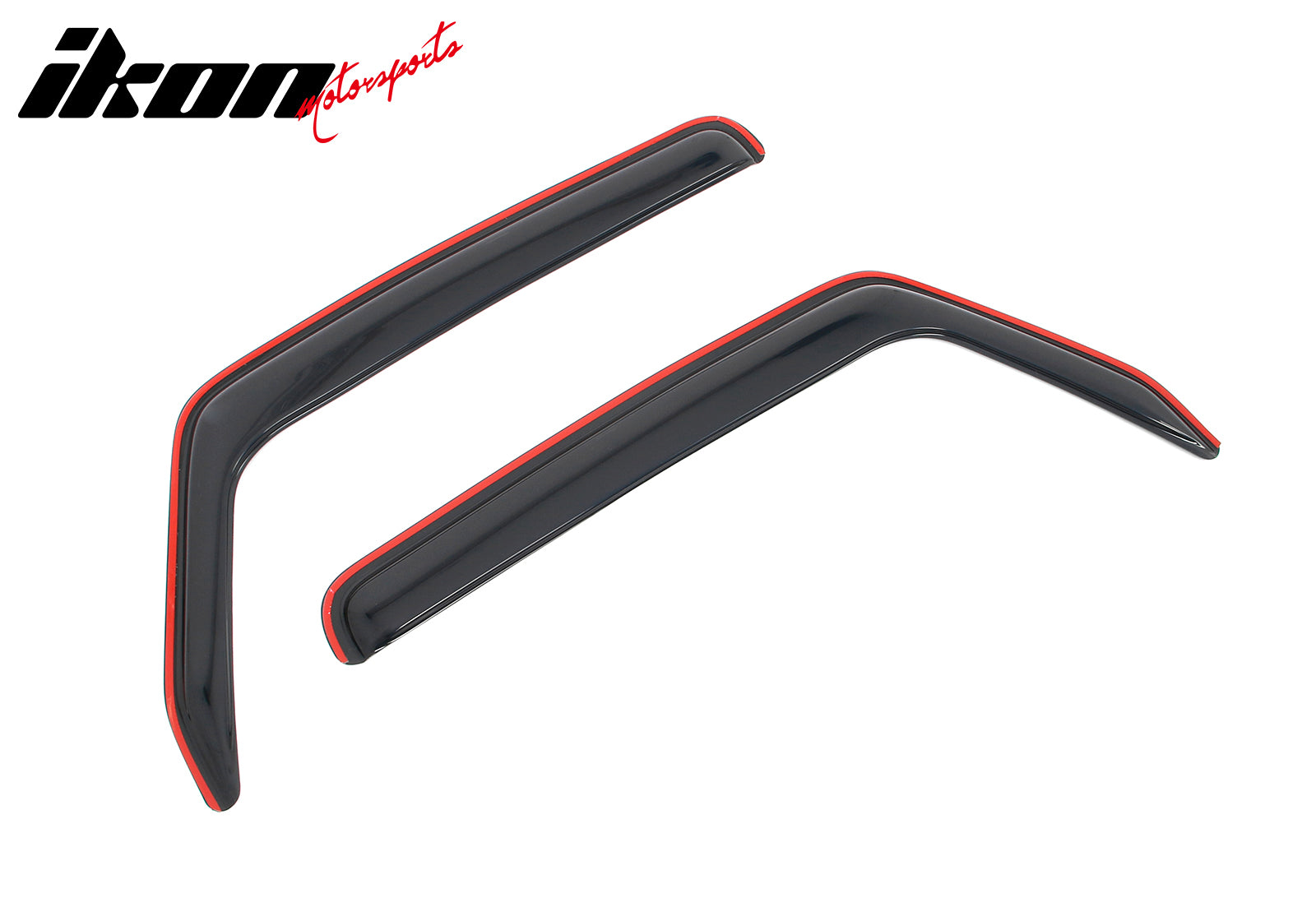 Fits 07-17 Jeep Wrangler& 18 Wrangler JK 2Dr In-channel Window Visors Deflectors