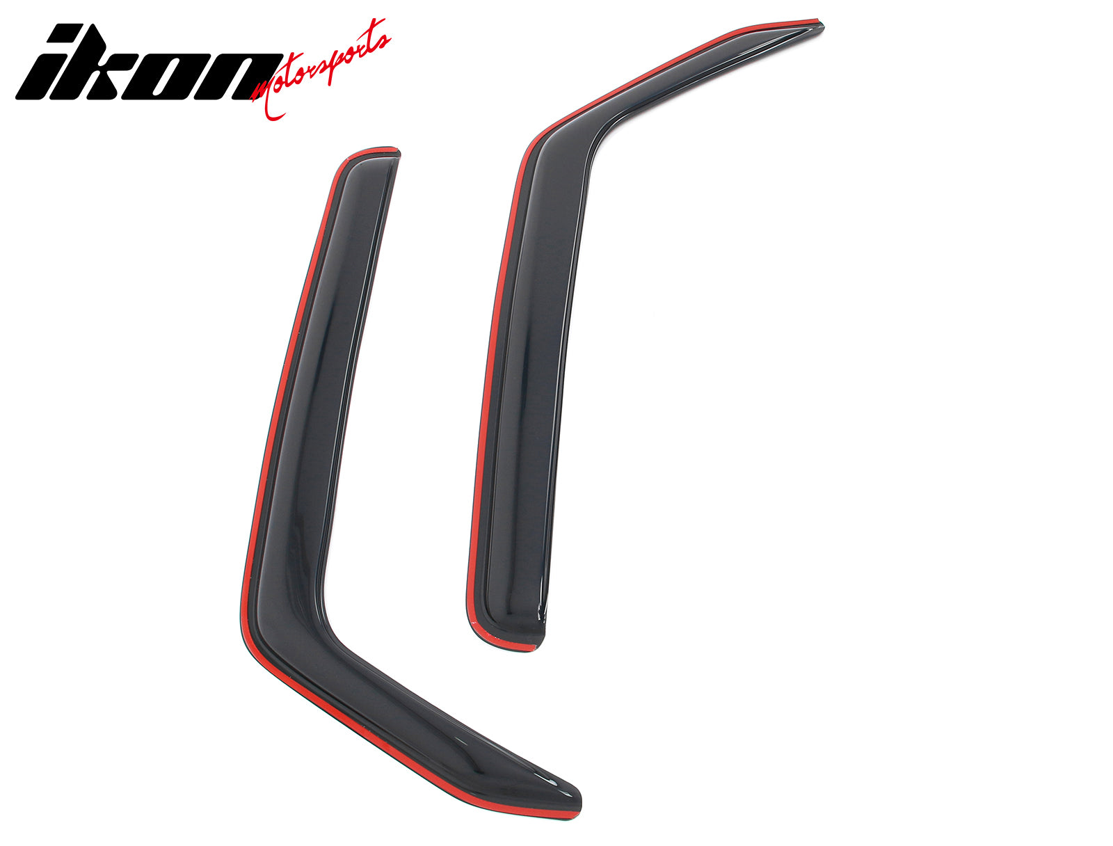 Fits 07-17 Jeep Wrangler& 18 Wrangler JK 2Dr In-channel Window Visors Deflectors