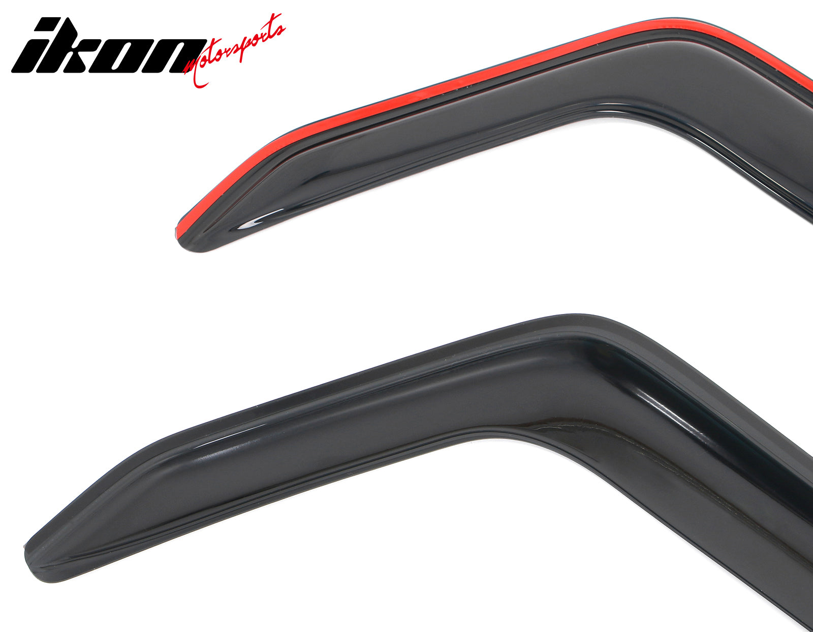 Fits 07-17 Jeep Wrangler& 18 Wrangler JK 2Dr In-channel Window Visors Deflectors