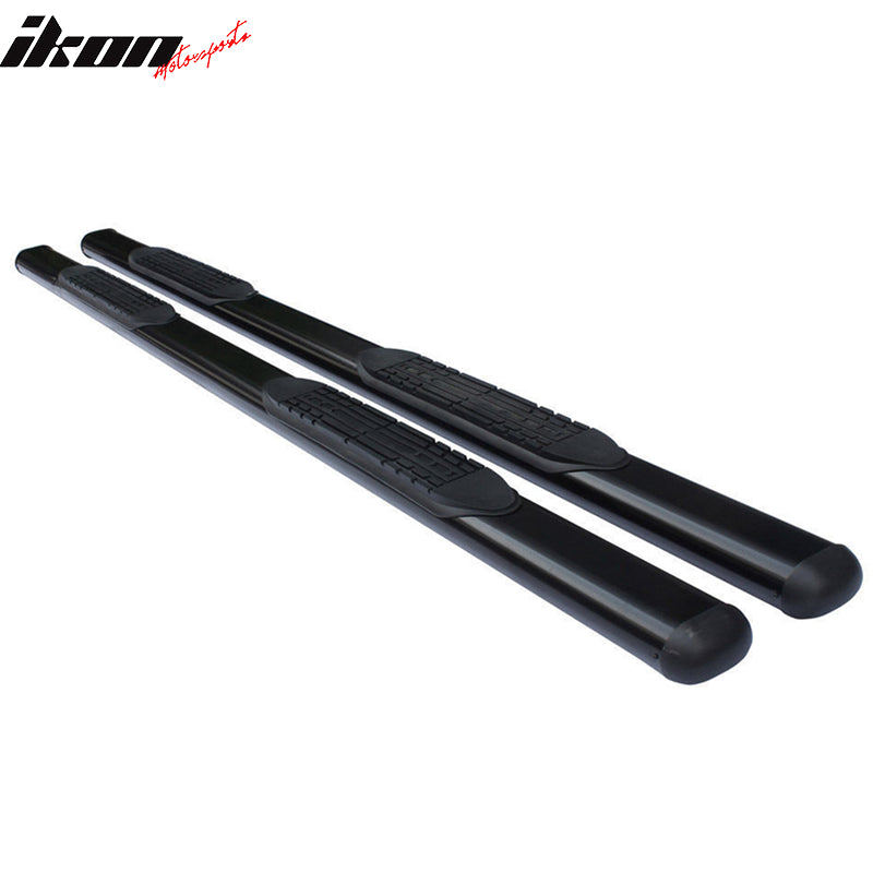 Fits 07-21 Toyota Tundra Extended Cab 4" Oval Side Step Nerf Bar Running Boards