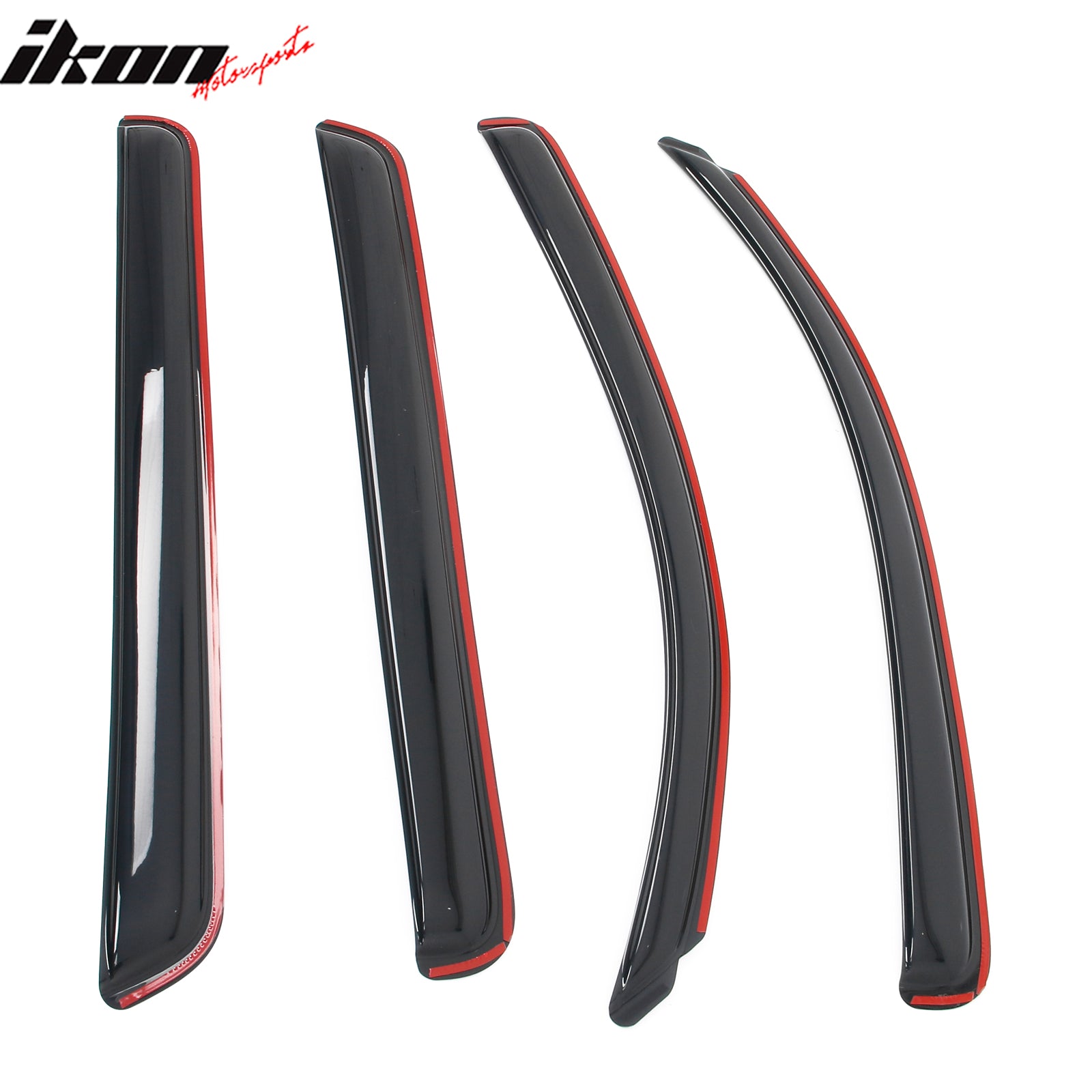 For 07-21 Toyota Tundra Crewmax Cab In-channel Window Visor Side Door Deflectors