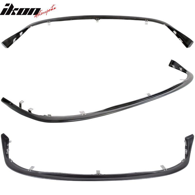 4Caroption STI Style Front Bumper Lip Spoiler For 2008-2010 Subaru Legacy – JDM Bumper Only, Unpainted Black PU