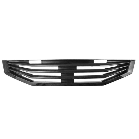 Fits 08-10 Honda Accord Coupe Mugen Style Upper Grille Carbon Fiber Print ABS