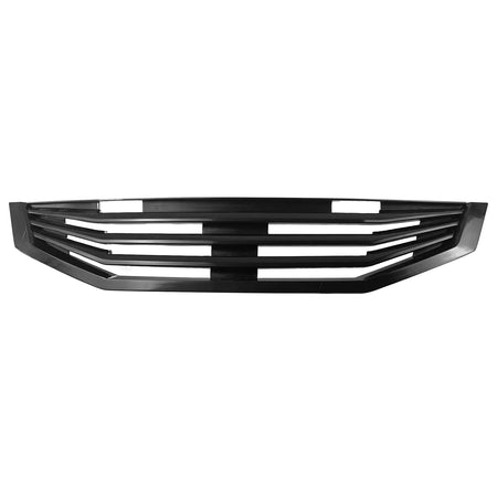 Fits 08-10 Honda Accord Coupe Mugen Style Front Upper Grille Matte Black ABS