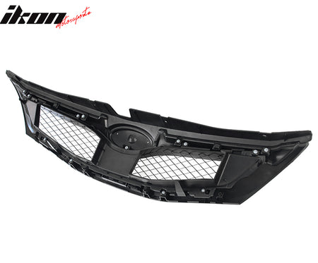 Fits 08-10 Subaru Impreza WRX Hatchback OE Style Front Bumper Grille Gloss Black