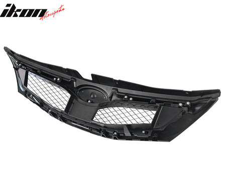 Fits 08-10 Subaru Impreza WRX Hatchback OE Style Front Bumper Grille Matte Black
