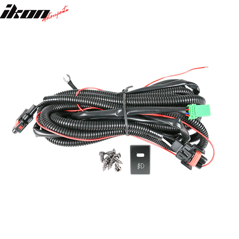 Fits 08-10 Corolla Front Fog Lights Clear Lens Wiring+Switch