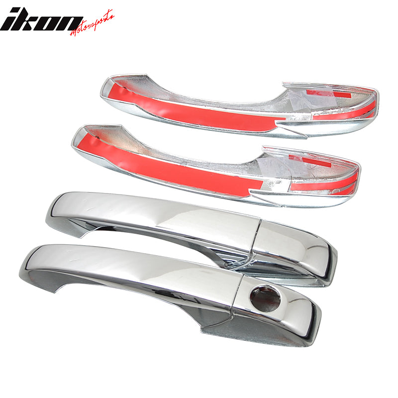 4Pcs Carbon Fiber Interior Door Handle Cover Trim For 4Pcs Carbon Fiber Interior Door Handle Cover Trim For