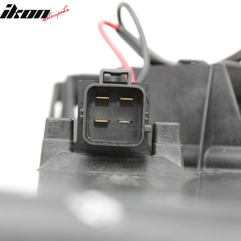 Fits 08-11 Ford Focus 2.0L W/ Resistor Radiator Cooling Fan Assembly Replacement