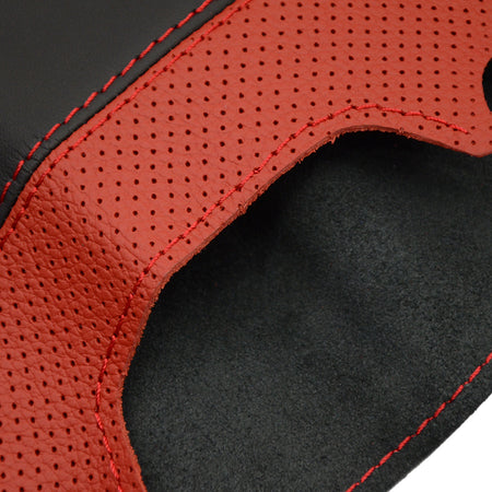 For 08-11 Honda Accord Steering Wheel Wrap Hand Stitched Leather Cover Panel Kit