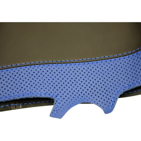 IKON MOTORSPORTS, Steering Wheel Wrap Compatible With 2008-2011 Honda Accord Sedan, Hand-Stitched Leather Wrap