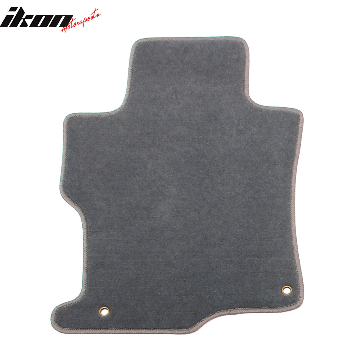 Fits 08-12 Honda Accord Floor Mats Nylon Gray Non-Slip Auto Carpets 4PC Set