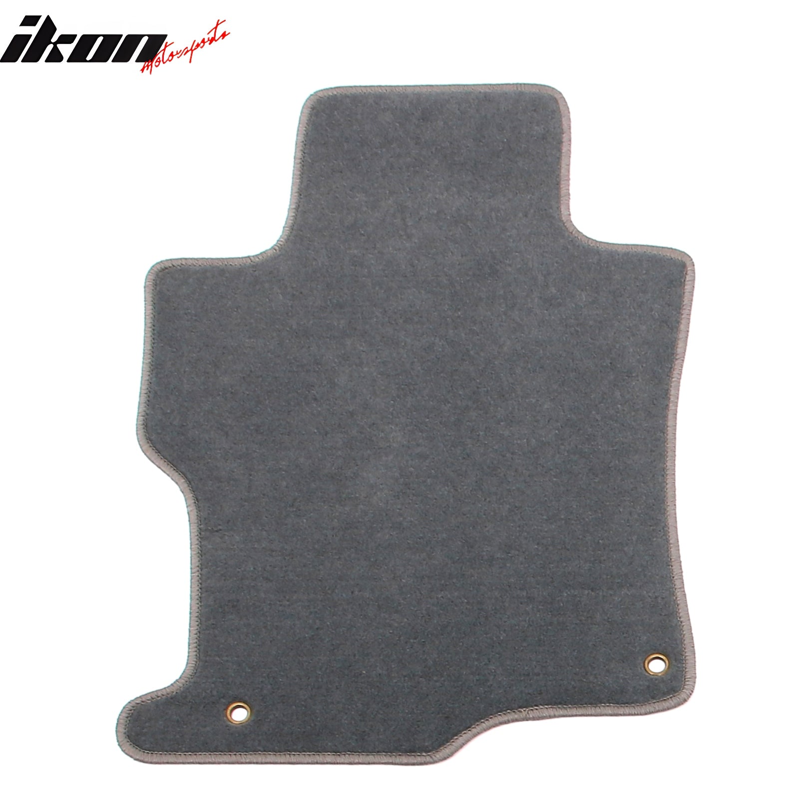Fits 08-12 Honda Accord Floor Mats Nylon Gray Non-Slip Auto Carpets 4PC Set