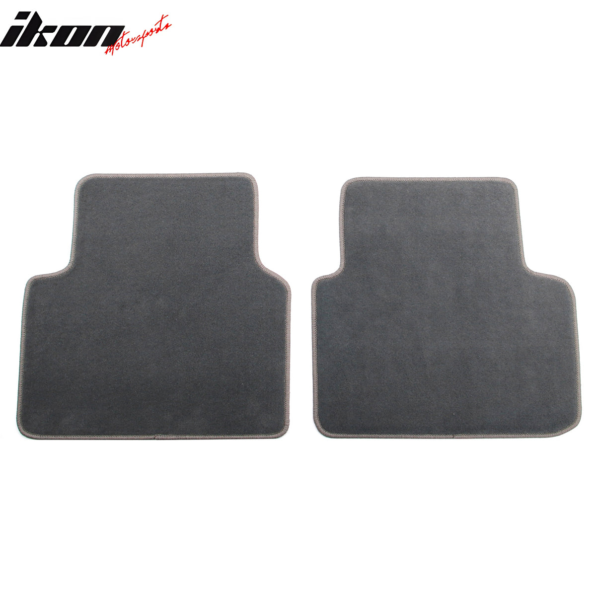 Fits 08-12 Honda Accord Floor Mats Nylon Gray Non-Slip Auto Carpets 4PC Set