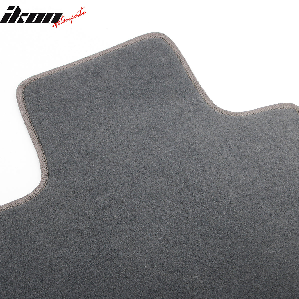 Fits 08-12 Honda Accord Floor Mats Nylon Gray Non-Slip Auto Carpets 4PC Set