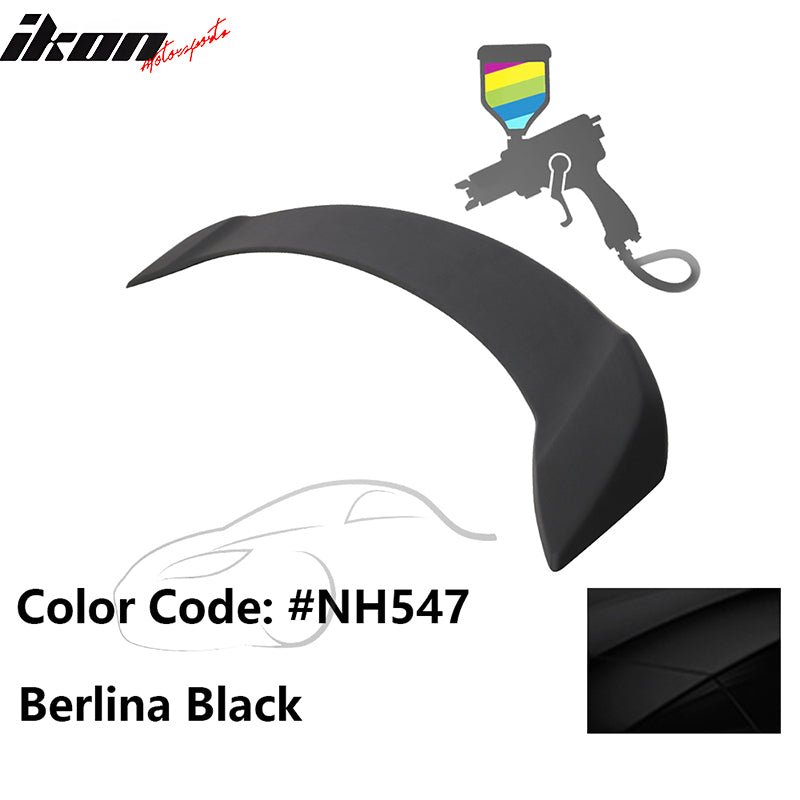 2008 - 2012 Honda Accord 4 - Door OE Trunk Spoiler Lip ABSPainted NH547 Berlina BlackIkon Motorsports