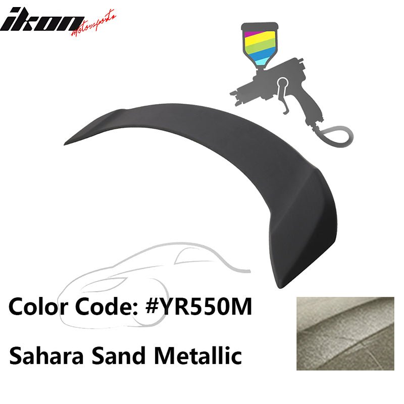 2008 - 2012 Honda Accord 4 - Door OE Trunk Spoiler Lip ABSPainted YR550M Sahara Sand MetallicIkon Motorsports