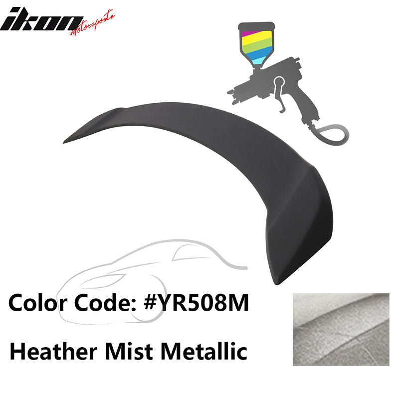 2008 - 2012 Honda Accord 4 - Door OE Trunk Spoiler Lip ABSPainted YR508M Heather Mist MetallicIkon Motorsports