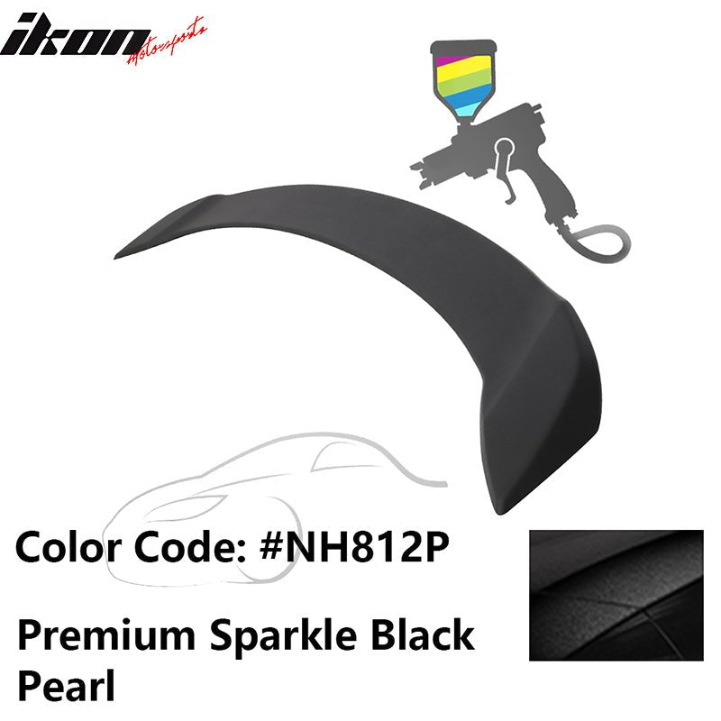 2008 - 2012 Honda Accord 4 - Door OE Trunk Spoiler Lip ABSPainted NH812P Premium Sparkle Black PearlIkon Motorsports
