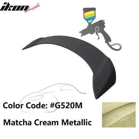 2008 - 2012 Honda Accord 4 - Door OE Trunk Spoiler Lip ABSPainted G520M Matcha Cream MetallicIkon Motorsports