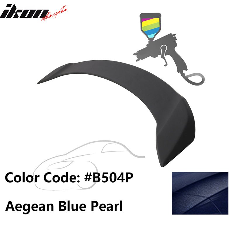 2008 - 2012 Honda Accord 4 - Door OE Trunk Spoiler Lip ABSPainted B504P Aegean Blue PearlIkon Motorsports