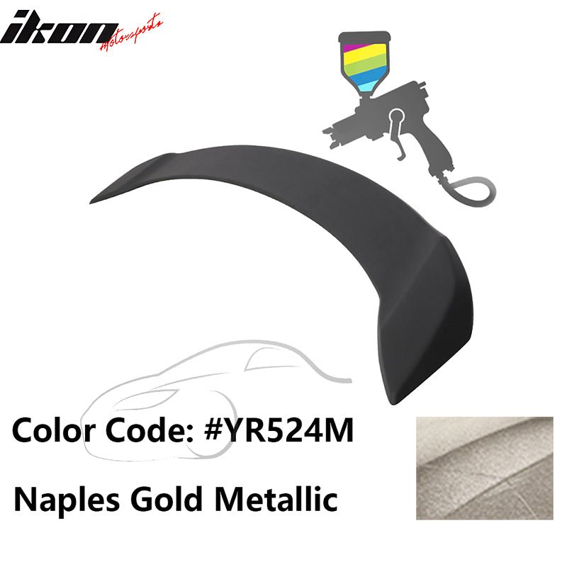 2008 - 2012 Honda Accord 4 - Door OE Trunk Spoiler Lip ABSPainted YR524M Naples Gold MetallicIkon Motorsports