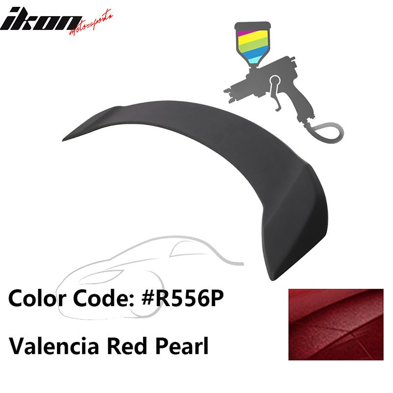 2008 - 2012 Honda Accord 4 - Door OE Trunk Spoiler Lip ABSPainted R556P Valencia Red PearlIkon Motorsports