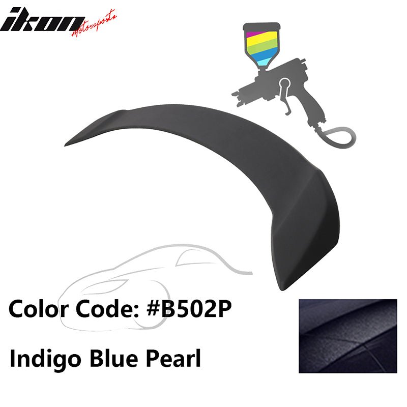 2008 - 2012 Honda Accord 4 - Door OE Trunk Spoiler Lip ABSPainted B502P Indigo Blue PearlIkon Motorsports