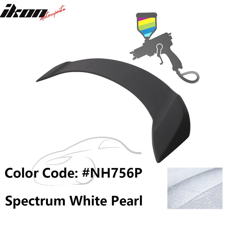 2008 - 2012 Honda Accord 4 - Door OE Trunk Spoiler Lip ABSPainted NH756P Spectrum White PearlIkon Motorsports