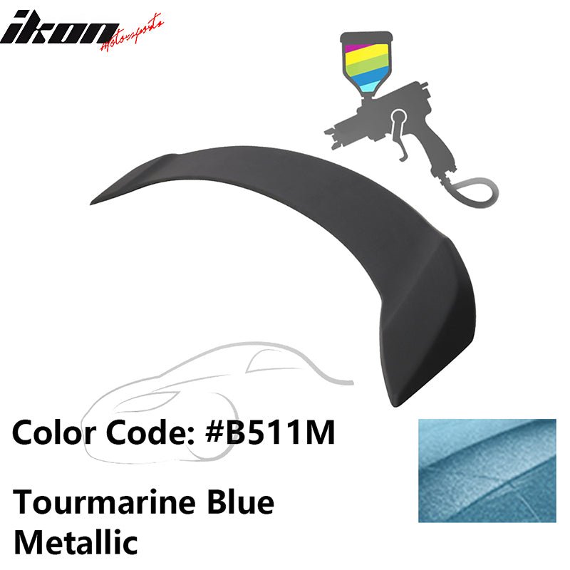 2008 - 2012 Honda Accord 4 - Door OE Trunk Spoiler Lip ABSPainted B511M Tourmarine Blue MetallicIkon Motorsports
