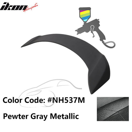 2008 - 2012 Honda Accord 4 - Door OE Trunk Spoiler Lip ABSPainted NH537M Pewter Gray MetallicIkon Motorsports