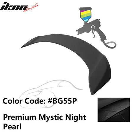 2008 - 2012 Honda Accord 4 - Door OE Trunk Spoiler Lip ABSPainted BG55P Premium Mystic Night PearlIkon Motorsports