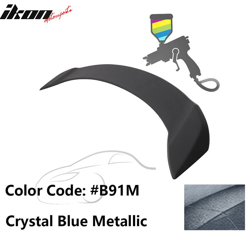 2008 - 2012 Honda Accord 4 - Door OE Trunk Spoiler Lip ABSPainted B91M Crystal Blue MetallicIkon Motorsports