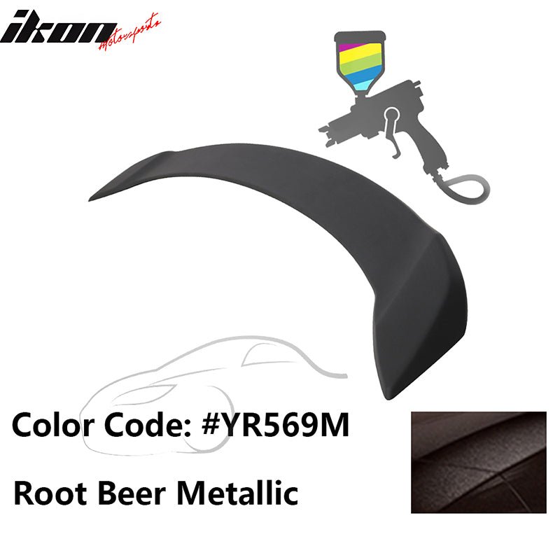 2008 - 2012 Honda Accord 4 - Door OE Trunk Spoiler Lip ABSPainted YR569M Root Beer MetallicIkon Motorsports