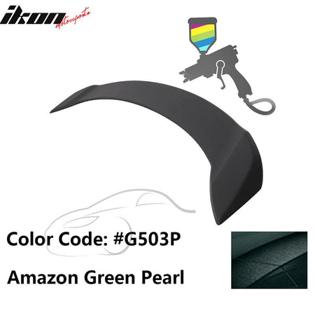 2008 - 2012 Honda Accord 4 - Door OE Trunk Spoiler Lip ABSPainted G503P Amazon Green PearlIkon Motorsports