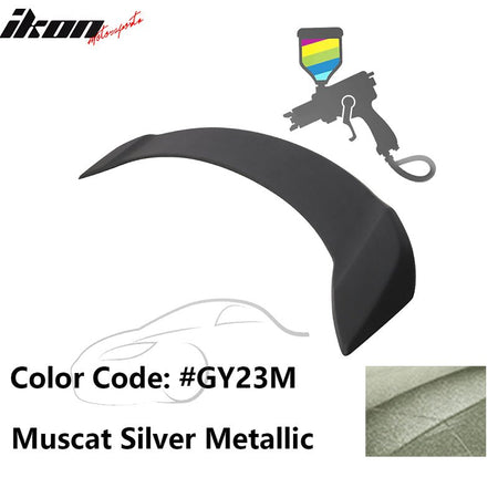 2008 - 2012 Honda Accord 4 - Door OE Trunk Spoiler Lip ABSPainted GY23M Muscat Silver MetallicIkon Motorsports