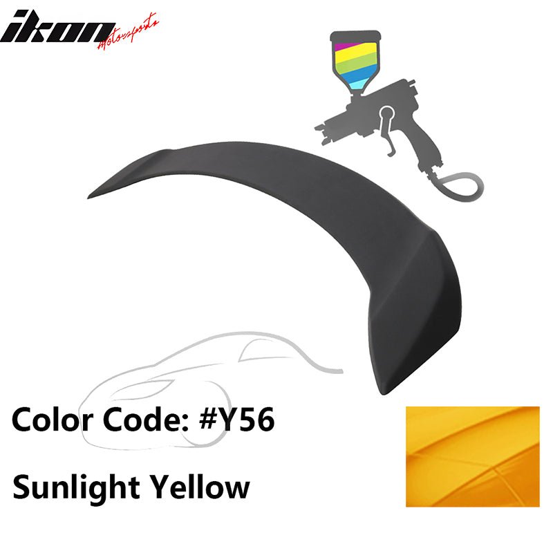 2008 - 2012 Honda Accord 4 - Door OE Trunk Spoiler Lip ABSPainted Y56 Sunlight YellowIkon Motorsports