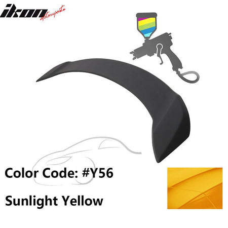 2008 - 2012 Honda Accord 4 - Door OE Trunk Spoiler Lip ABSPainted Y56 Sunlight YellowIkon Motorsports