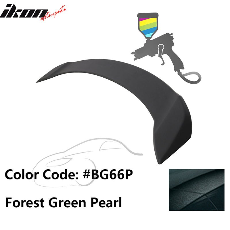 2008 - 2012 Honda Accord 4 - Door OE Trunk Spoiler Lip ABSPainted BG66P Forest Green PearlIkon Motorsports