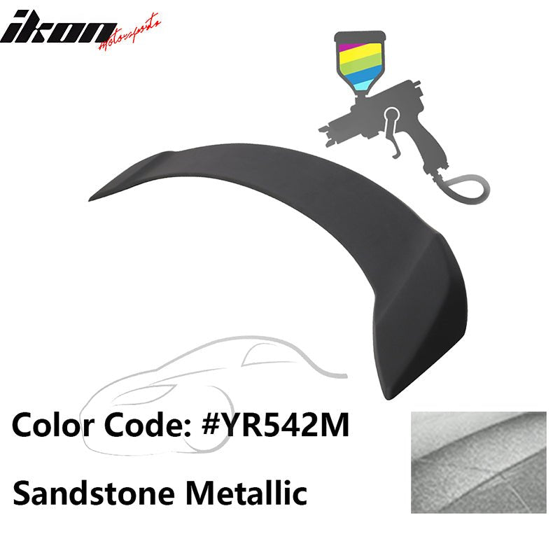 2008 - 2012 Honda Accord 4 - Door OE Trunk Spoiler Lip ABSPainted YR542M Sandstone MetallicIkon Motorsports