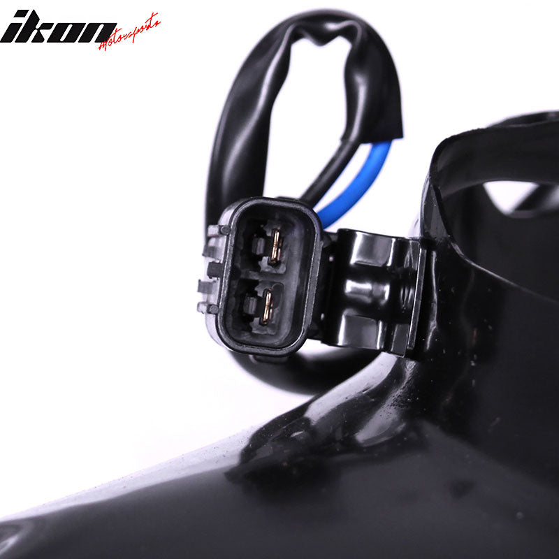 Fits 08-12 Honda Accord Coupe& Sedan Radiator Extra Silent Cooling Fan Assembly