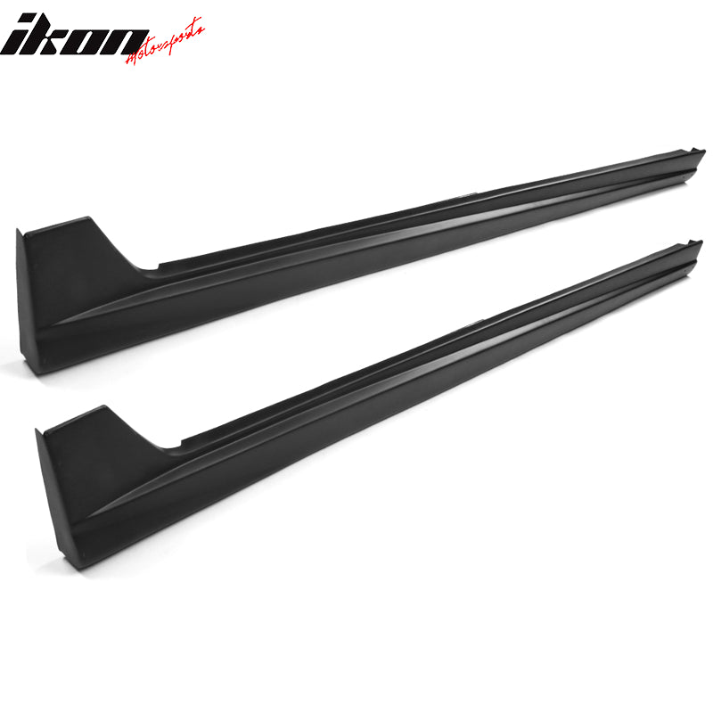 Fits 08-12 Honda Accord 4DR JDM Style Side Skirts PP Rocker Panel Extension 2PC