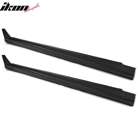 Fits 08-12 Honda Accord 4DR JDM Style Side Skirts PP Rocker Panel Extension 2PC