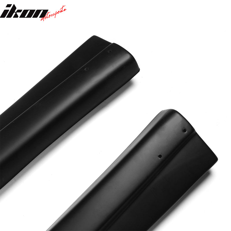 Fits 08-12 Honda Accord 4DR JDM Style Side Skirts PP Rocker Panel Extension 2PC