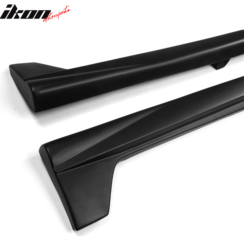 Fits 08-12 Honda Accord 4DR JDM Style Side Skirts PP Rocker Panel Extension 2PC