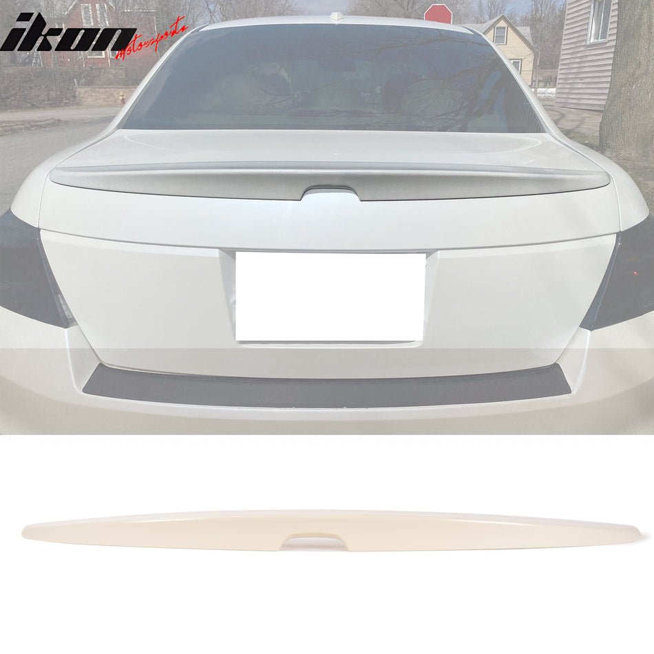2008-2012 Honda Accord Sedan 4Dr OE Style Unpainted Trunk Spoiler ABS